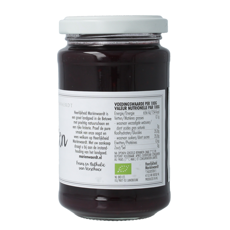 Marienwaerdt Moestuinjam bosvruchten bio 250 Gram