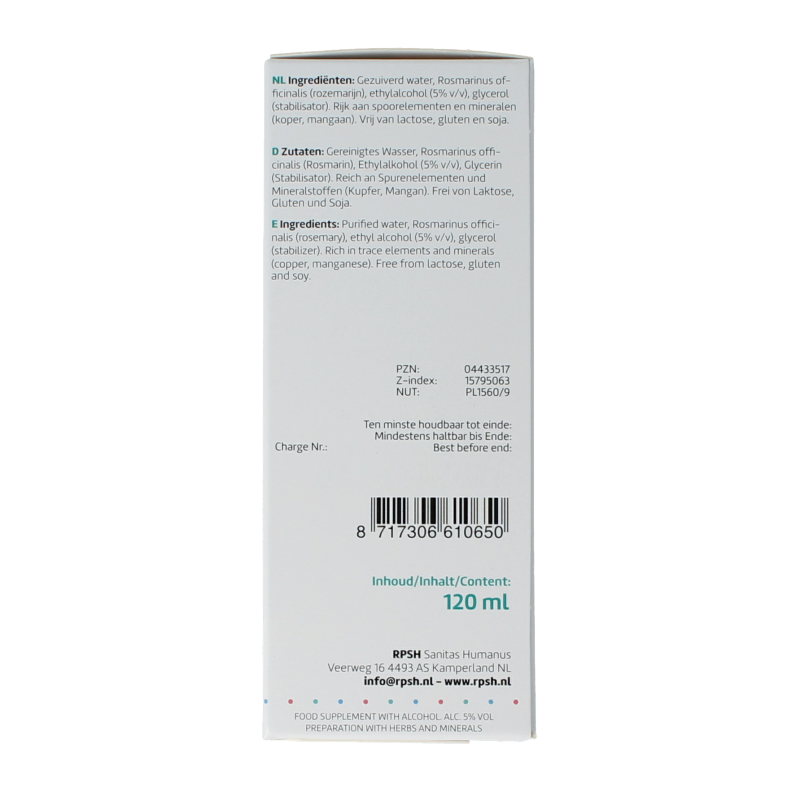 Oligoplant Rosmarinus 120 Milliliter