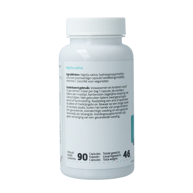 RP Supplements Zwarte komijn nigella sativa 90 Capsules