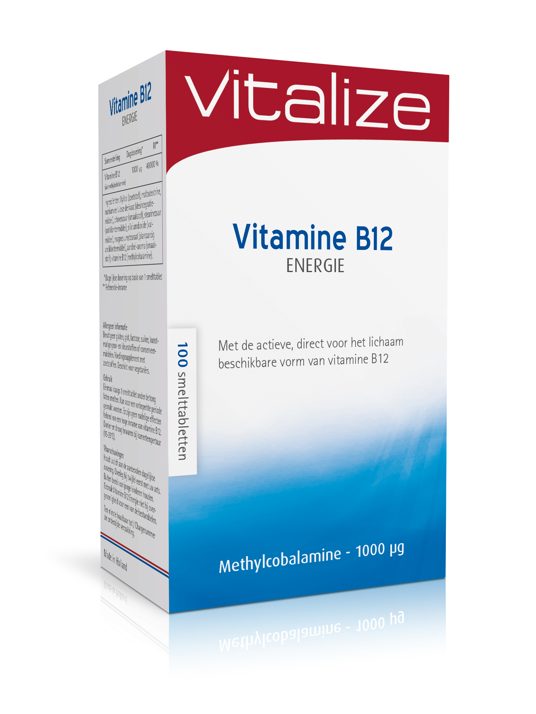 Vitalize Vitamine B12 energie 100 Tabletten