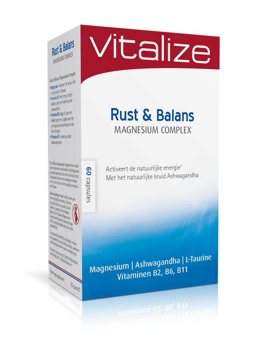 Vitalize Rust & balans magnesium complex 60 Capsules