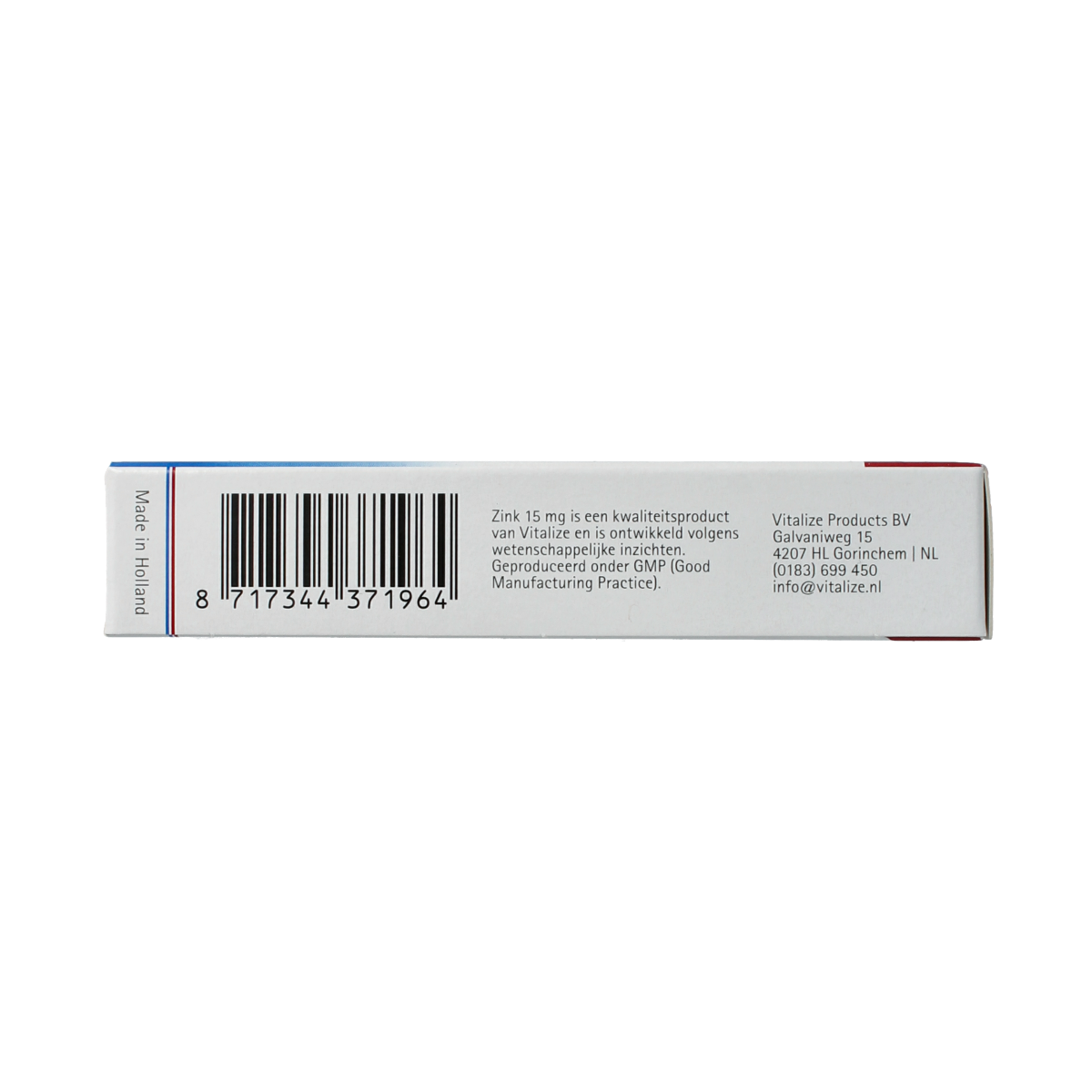 Vitalize Zink 15mg 90.00 Tabletten