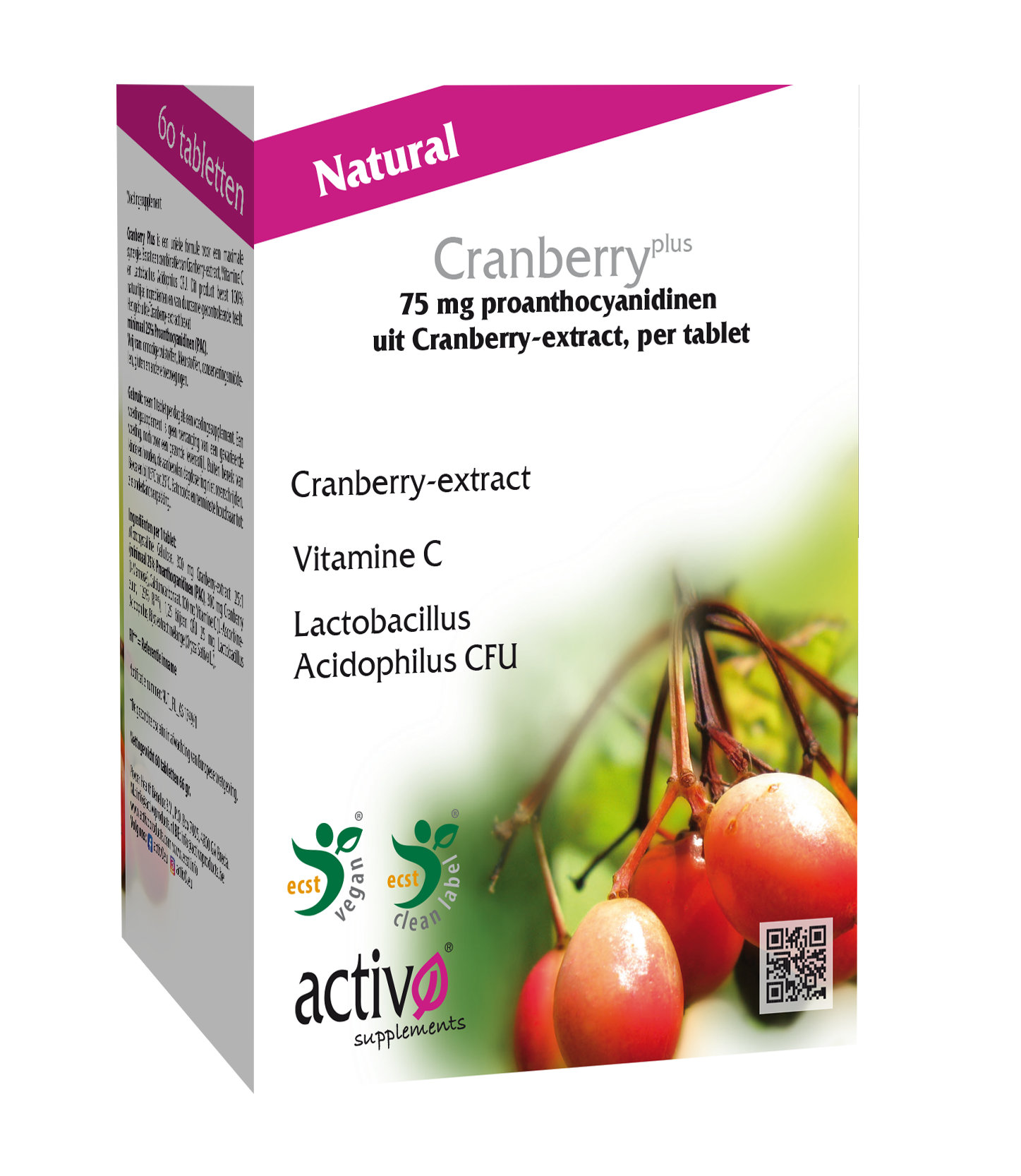 Activo Cranberry plus 60 Tabletten