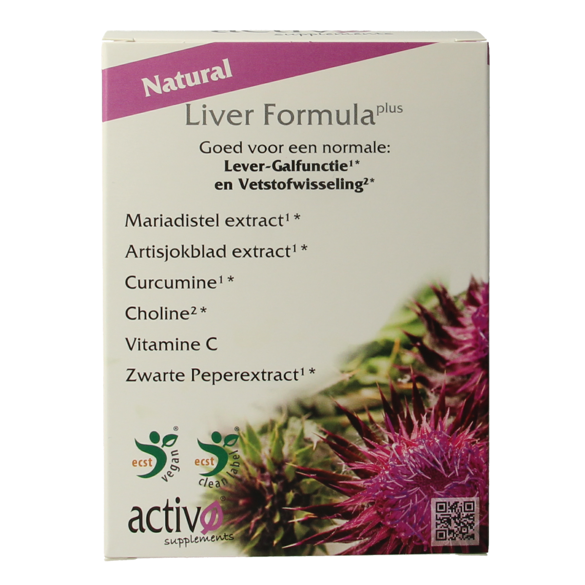 Activo Liver formula plus 60.00 Vegetarische capsules