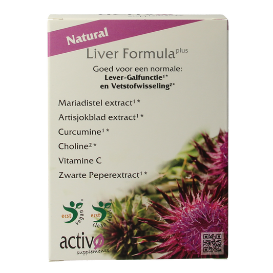Activo Liver formula plus 60.00 Vegetarische capsules