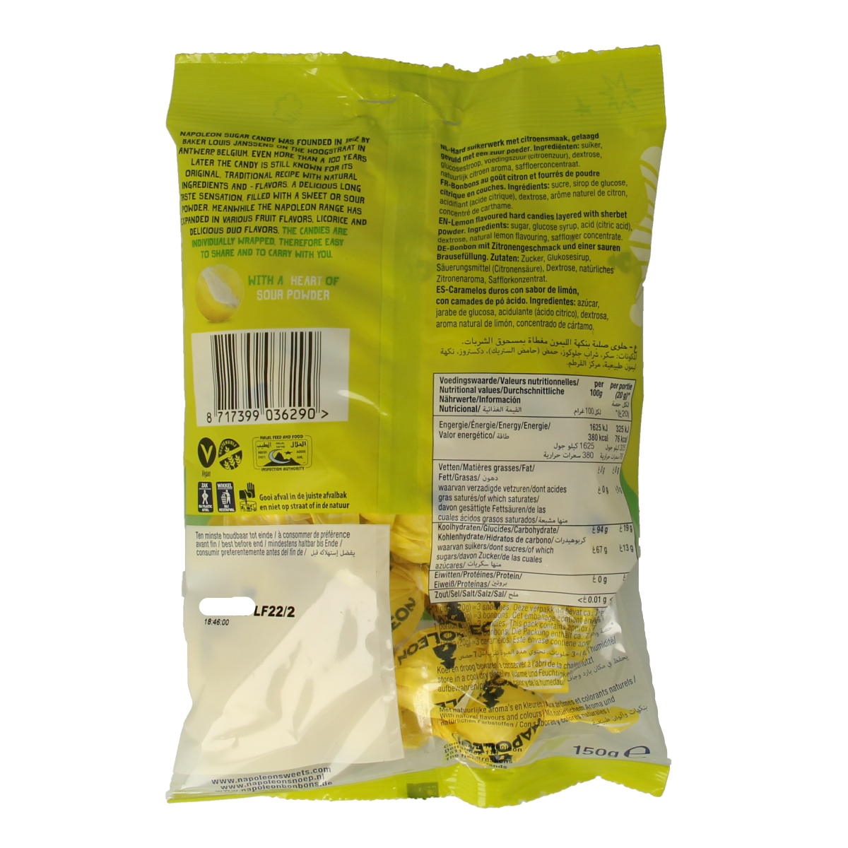 Napoleon Citroen kogels 150.00 Gram