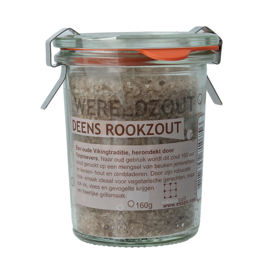 Esspo Wereldzout Deens Rookzout glas 160.00 Gram