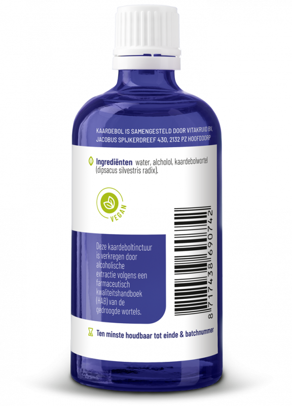Vitakruid Kaardebol wortel tinctuur extractie volgens HAB 100.00 Milliliter