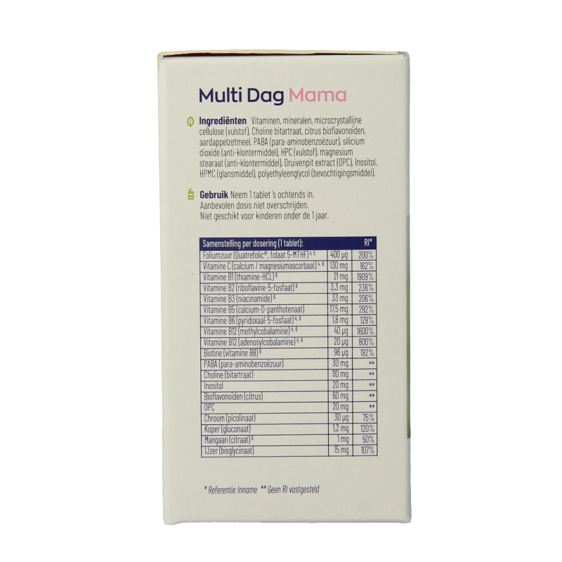 Vitakruid Multi dag & nacht mama 2 x 30 tabletten 60 Tabletten