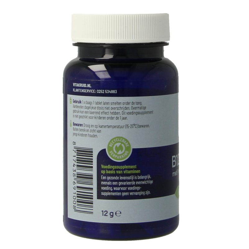 Vitakruid B12 Forte Plus 3.000 met P-5-P 60.00 Smelttabletten
