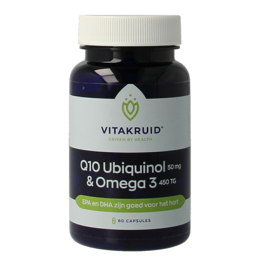 Vitakruid Q10 ubiquinol 50mg & omega-3 450 TG 60 Capsules