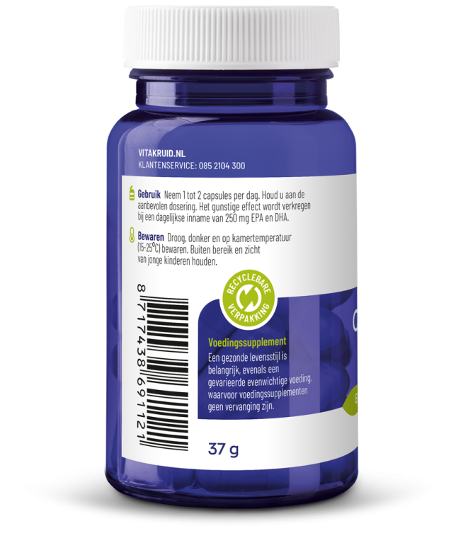 Vitakruid Q10 ubiquinol 50mg & omega-3 450 TG 60 Capsules