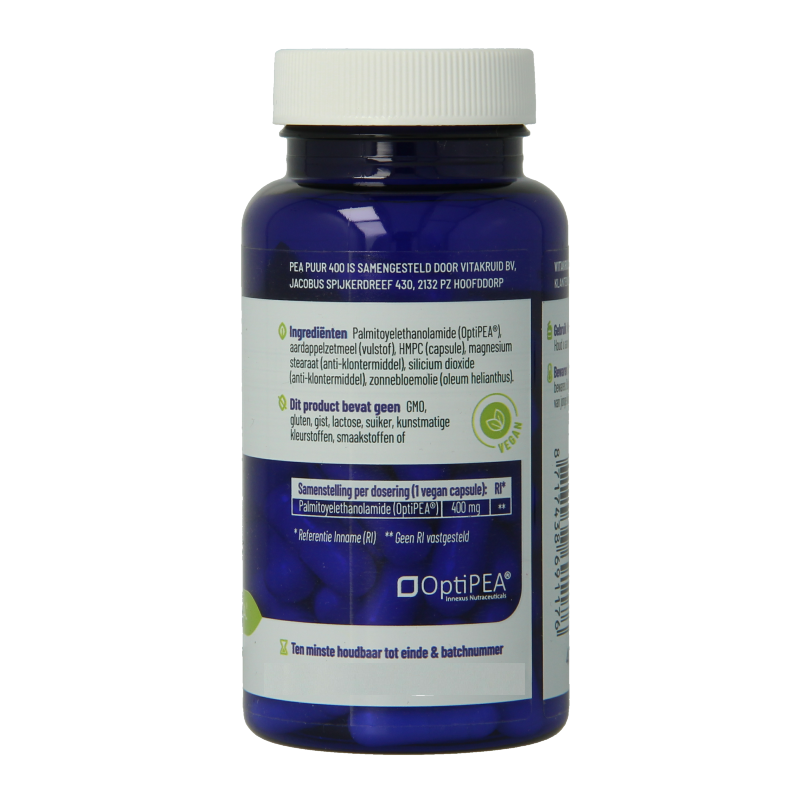 Vitakruid PEA Puur 400 60 Vegetarische capsules
