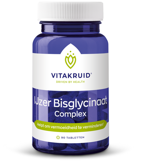 Vitakruid IJzer bisglycinaat 28mg complex 90 Tabletten