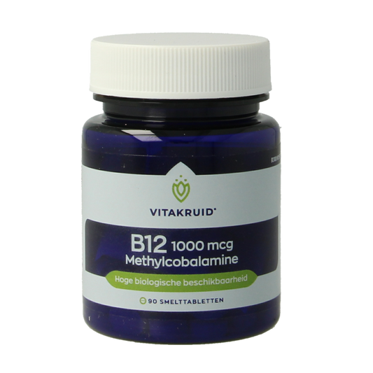 Vitakruid B12 1000 mcg methylcobalamine 90 Smelttabletten