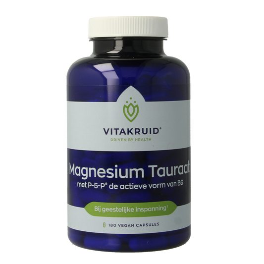 Vitakruid Magnesium tauraat met P-5-P 180 Vegetarische capsules