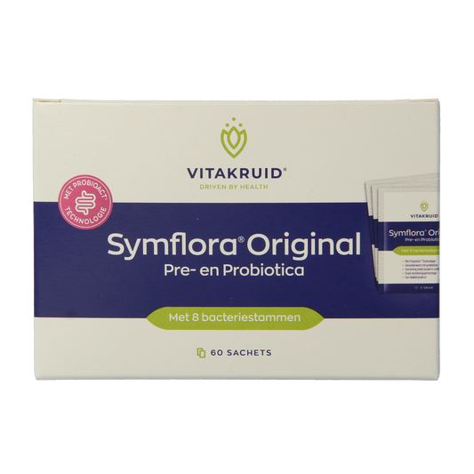 Vitakruid Symflora Original Pre- en Probiotica 8 stammen 60.00 Sachets