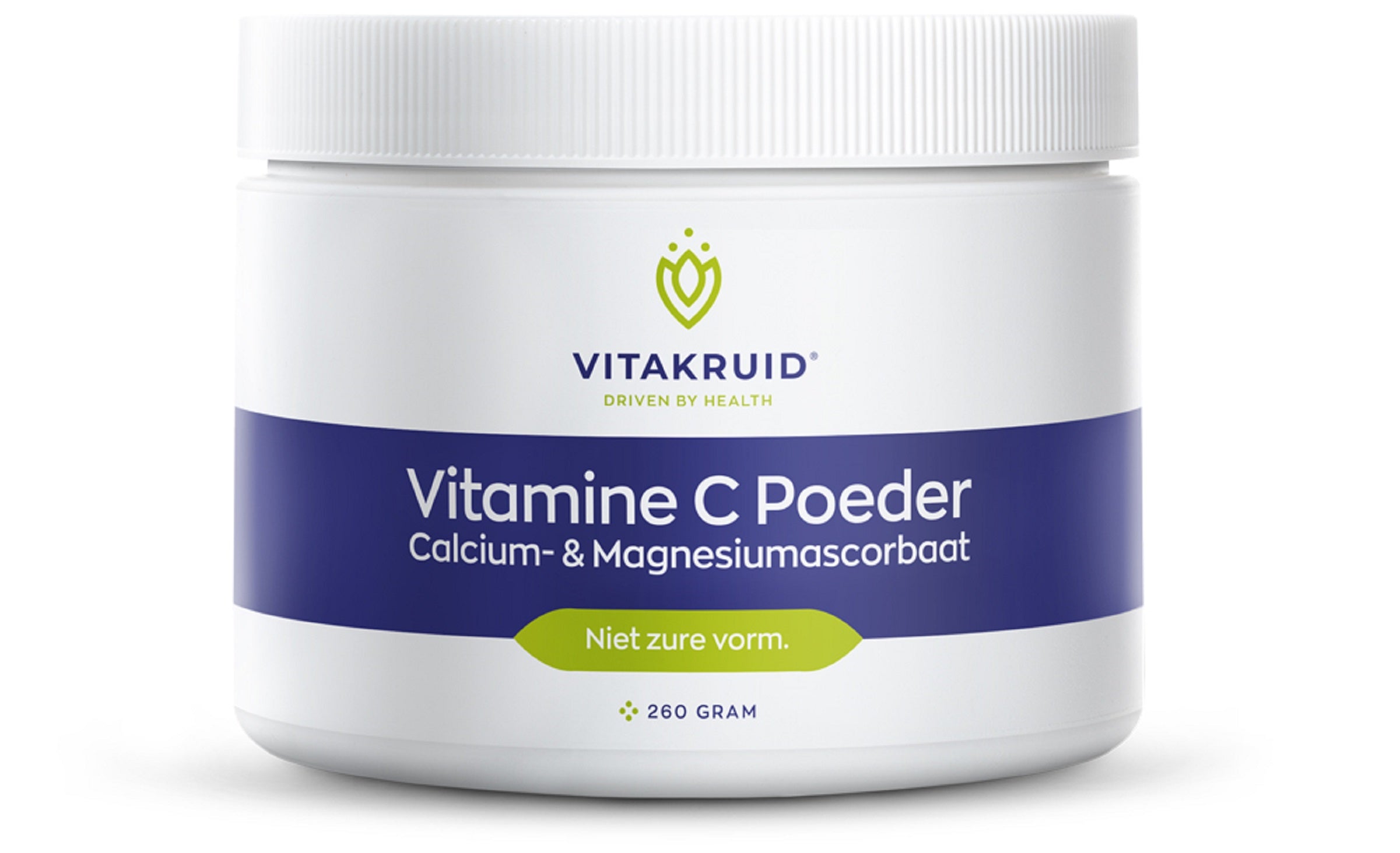 Vitakruid Vitamine C poeder calcium- & magnesiumascorbaat 260.00 Gram