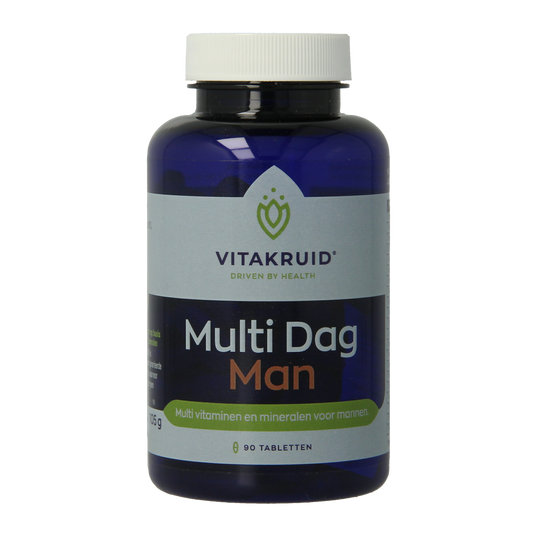 Vitakruid Multi Dag Man 100% Vegan 90.00 Tabletten