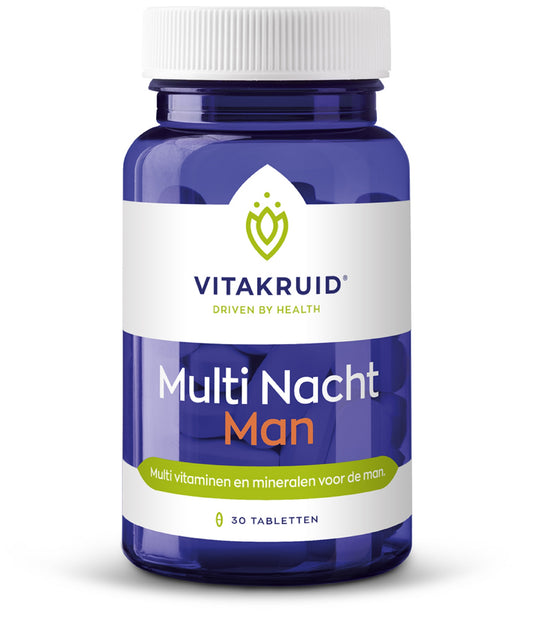Vitakruid Multi Nacht Man 100% Vegan 30.00 Tabletten
