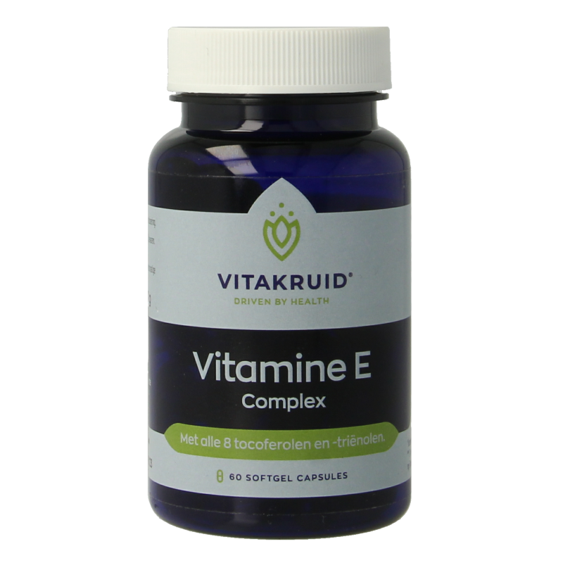 Vitakruid Vitamine E Complex 8 tocoferolen en -trienolen 60 Softgels