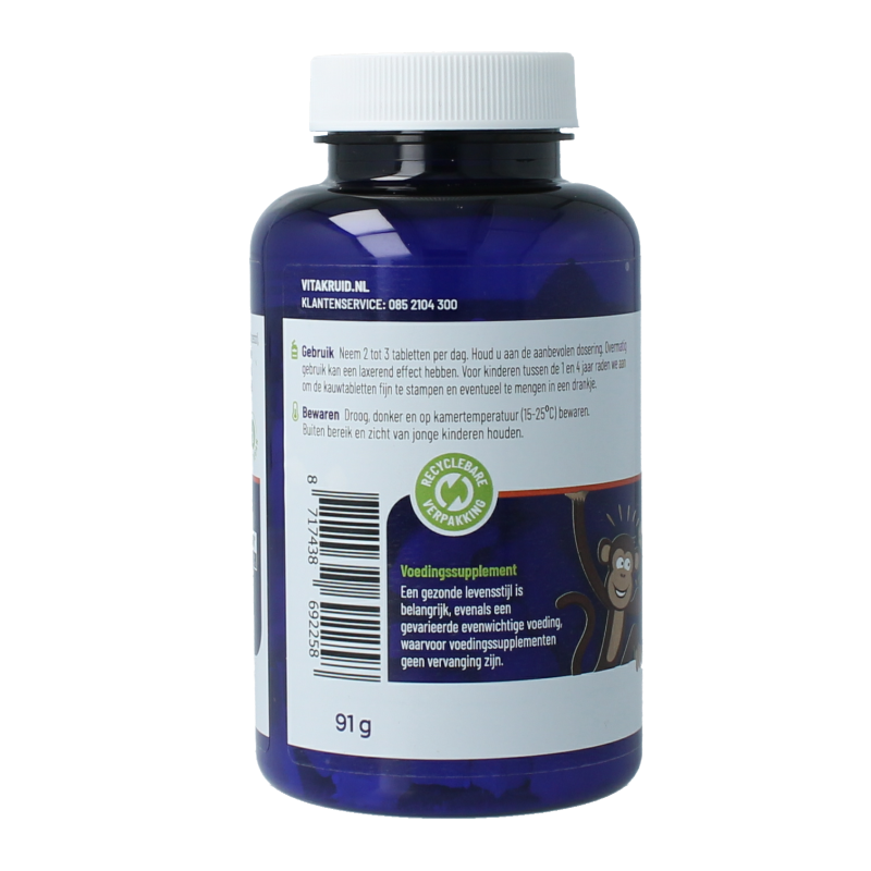 Vitakruid Magnesium junior 90 Kauwtabletten