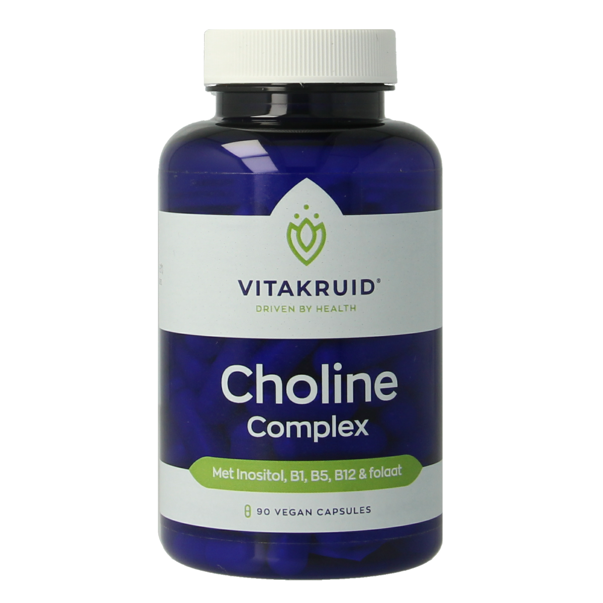 Vitakruid Choline Complex met Inositol, B1, B5, B12 & Folaat 90.00 Vegetarische capsules