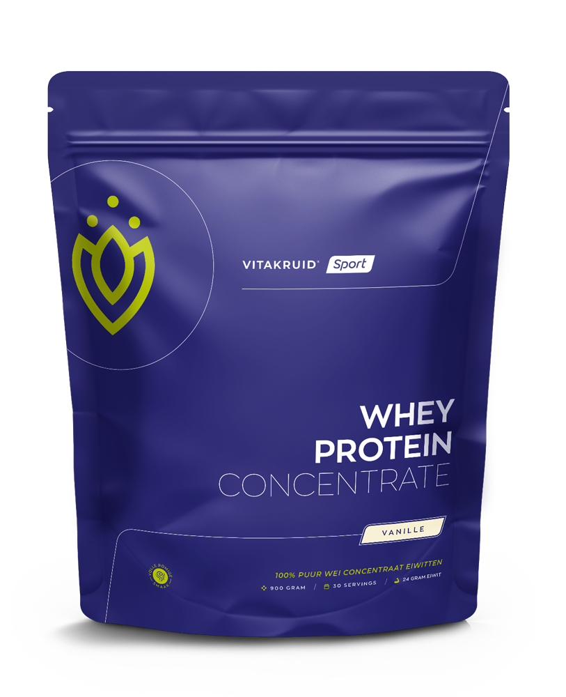 Vitakruid Whey protein concentrate  vanille 900.00 Gram