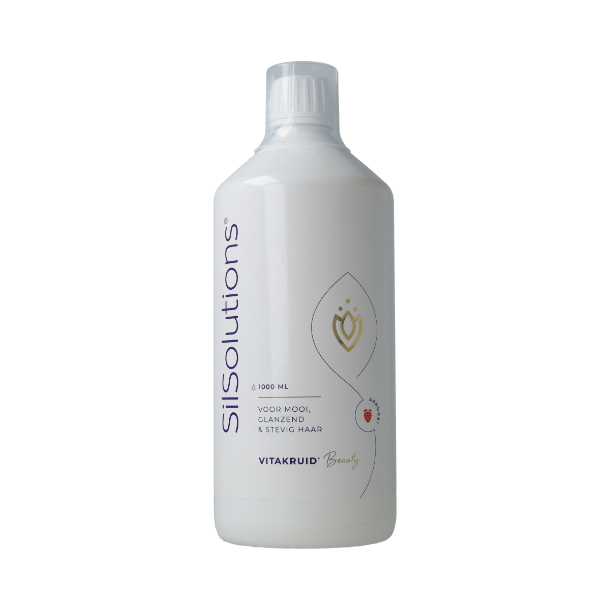 Vitakruid SilSolutions aardbei 1000 1000.00 Milliliter