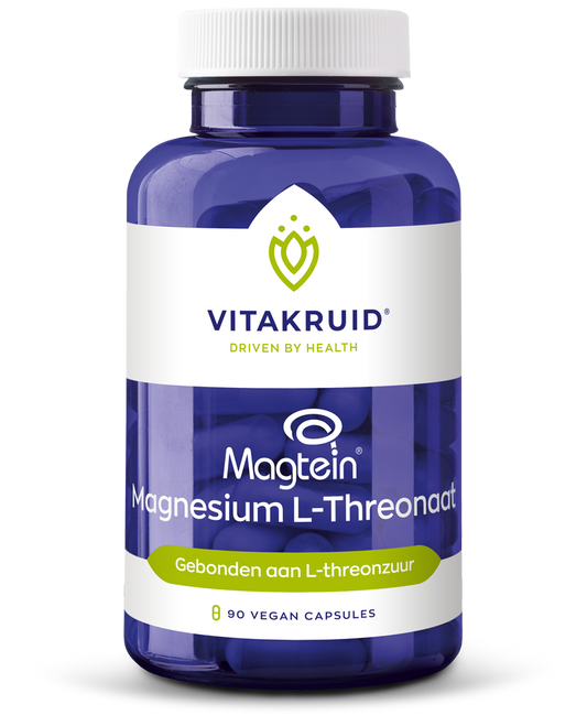 Vitakruid Magnesium L-threonaat met gepatenteerd magtein 90 Vegetarische capsules