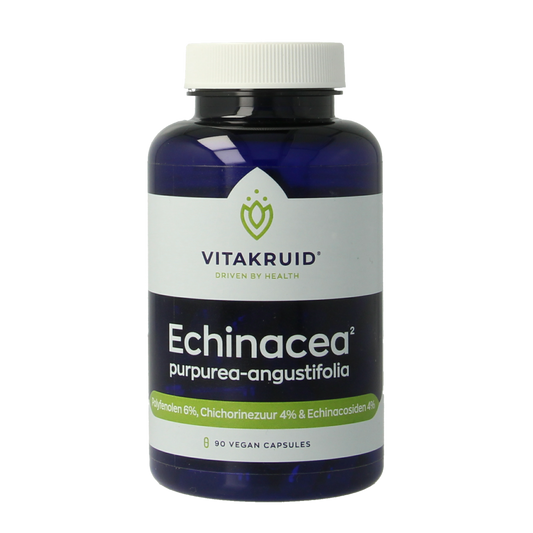 Vitakruid Echinacea  purpurea (4%) angustifolia (6%, 4%) 90.00 Vegetarische capsules