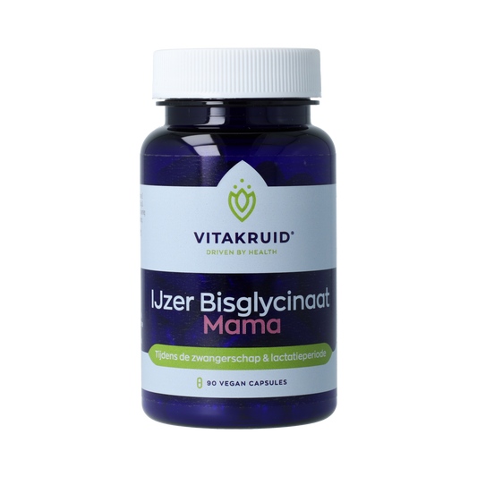 Vitakruid IJzer Bisglycinaat Mama 30 Complex oa koper, C 90.00 Vegetarische capsules