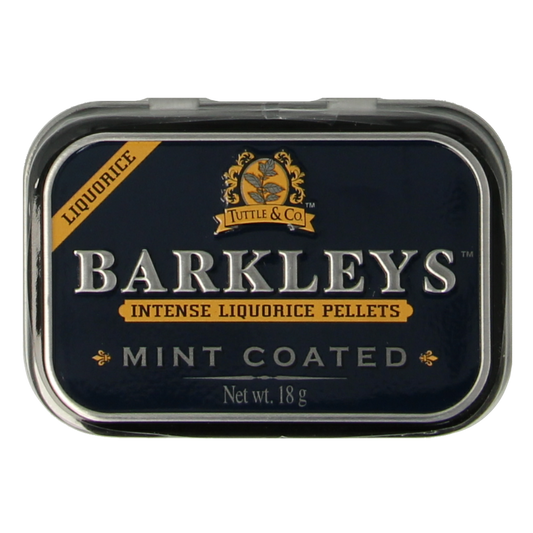 Barkleys Liquorice pellets mint coated 18.00 Gram