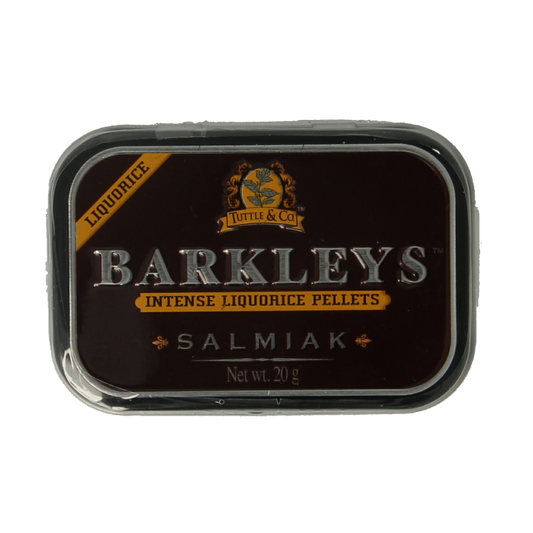 Barkleys Liquorice pellets salmiak 20.00 Gram
