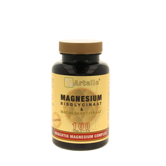 Artelle Magnesium bisglycinaat & citraat 100.00 Tabletten