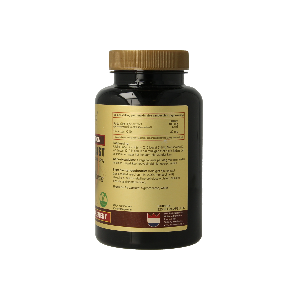 Artelle Rode gist rijst 100mg Q10 30mg 220.00 Vegetarische capsules