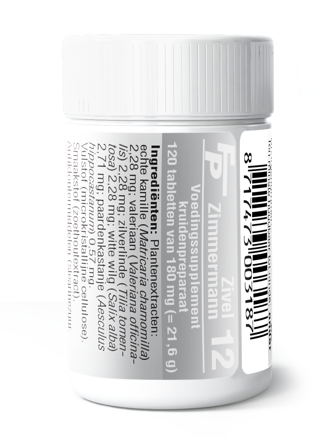 Medizimm Zivel 12 herbal supplement tablets in a blister pack, natural herbal preparation by Medizimm.
