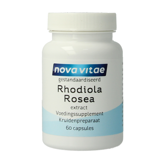 Nova Vitae Rhodiola rosea extract 60.00 Vegetarische capsules