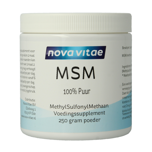 Nova Vitae MSM poeder 250.00 Gram