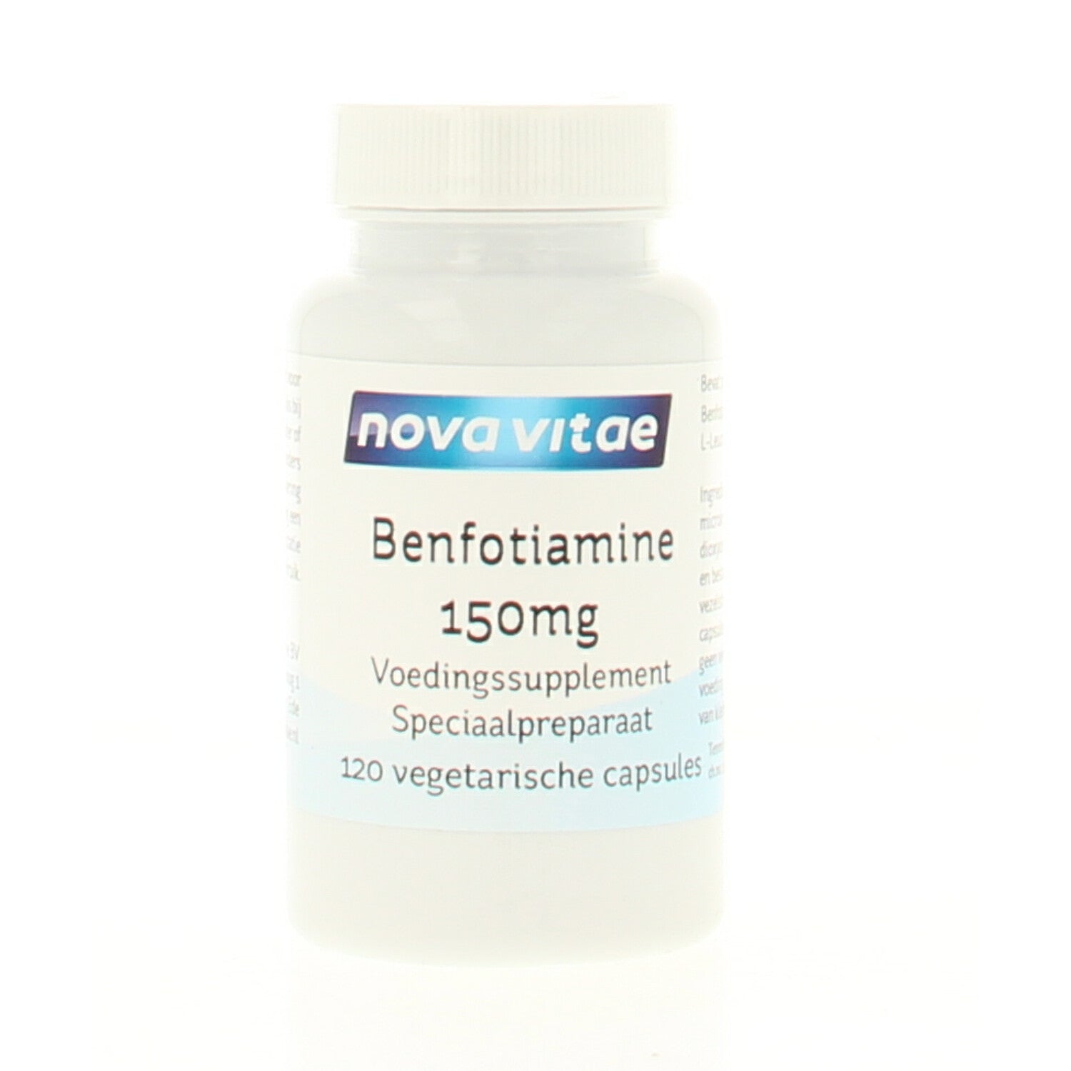 Nova Vitae Benfotiamine (vitamine B1) 150mg 120.00 Vegetarische capsules