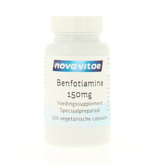 Nova Vitae Benfotiamine (vitamine B1) 150mg 120.00 Vegetarische capsules