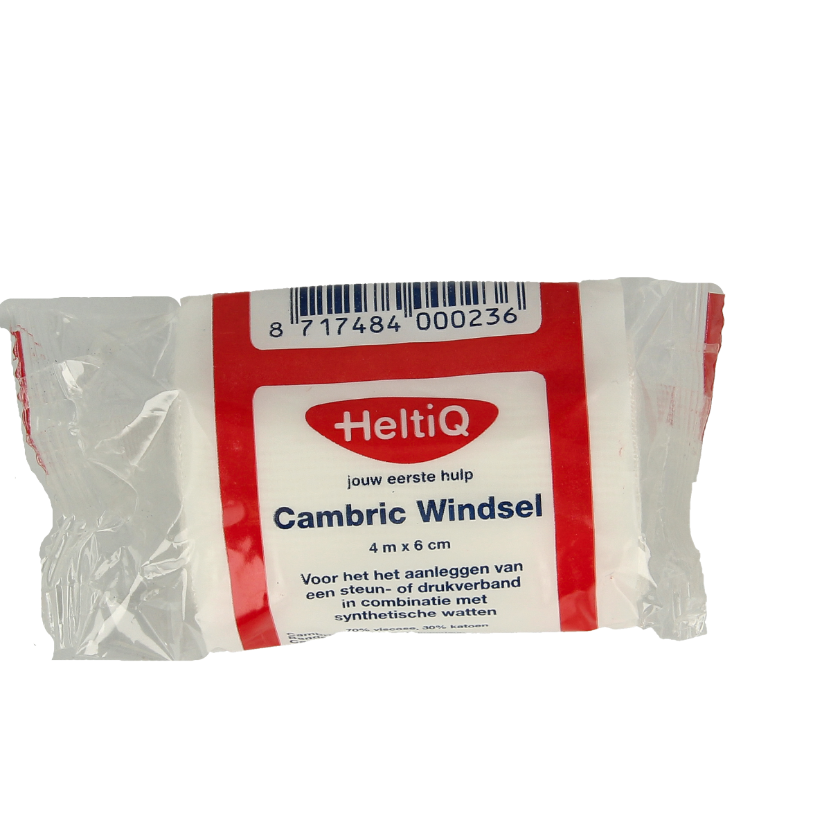 Heltiq Cambric windsel 4m x 6cm 1.00 Stuks