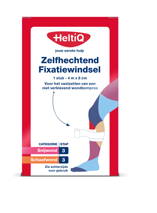 Heltiq Zelfhechtend windsel 4m x 8cm 1.00 Stuks