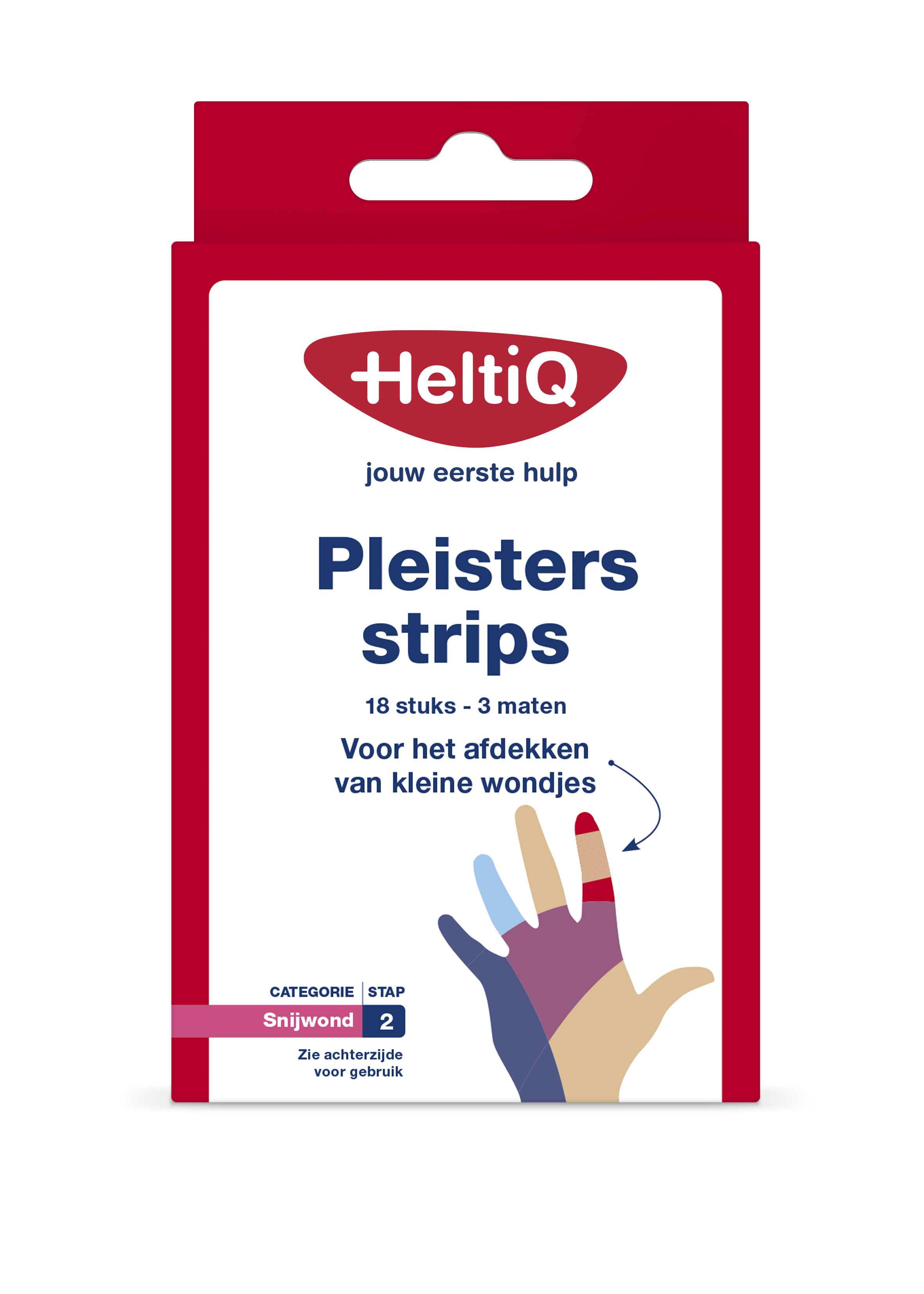 Heltiq Pleisterstrips waterafstotend & elastisch 18.00 Stuks