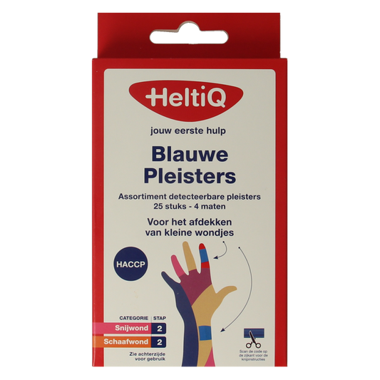 Heltiq Detecteerbare pleisters blauw 26.00 Stuks