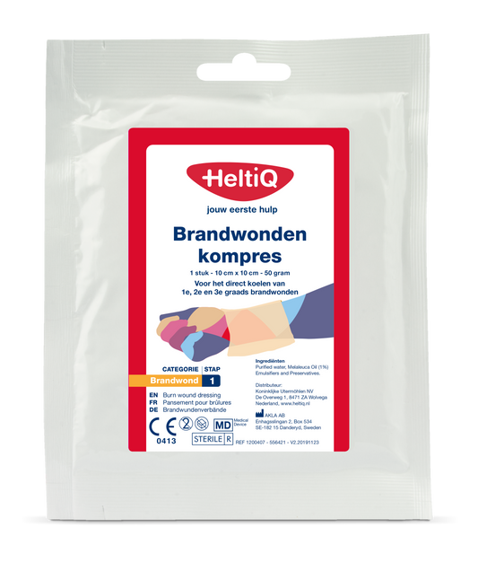 Heltiq Brandwondenkompres 1.00 Stuks