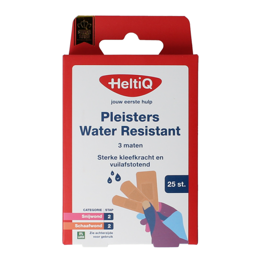 Heltiq Pleisters water resistant 3 maten 25.00 Stuks