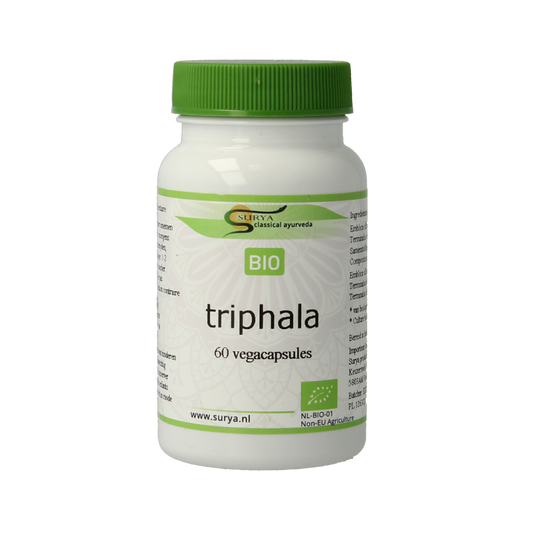 Surya Bio triphala bio 60.00 Vegetarische capsules
