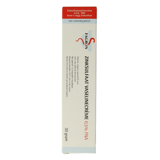 Fagron Zinksulfaat vaselinecreme 0.5% FNA 30.00 Gram