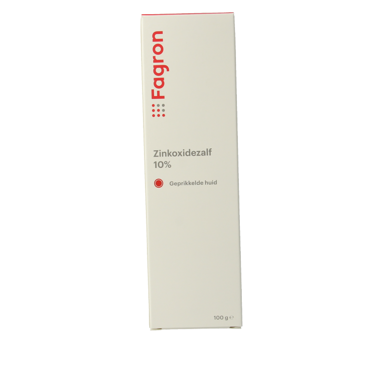 Fagron Zinkoxidezalf 10% met doos en bijsluiter 100 Gram